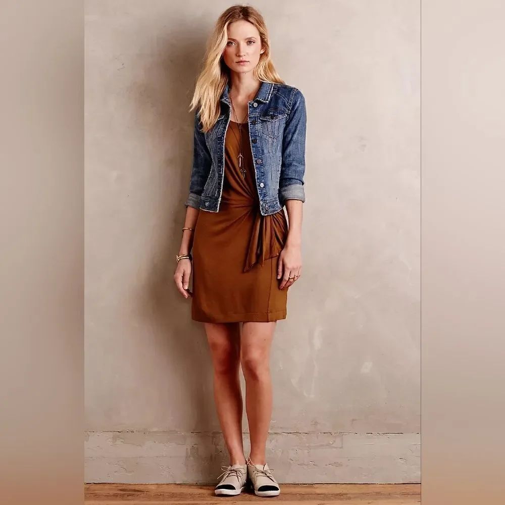 Pilcro and the Letterpress Classic Denim Jacket S Moto Lagenlook Coastal Cowgirl